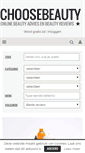 Mobile Screenshot of choosebeauty.nl